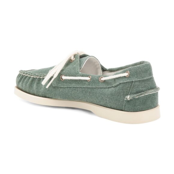 SEBAGO Men's Portland Washed Canvas Boat Shoes - Picture 2 of 2